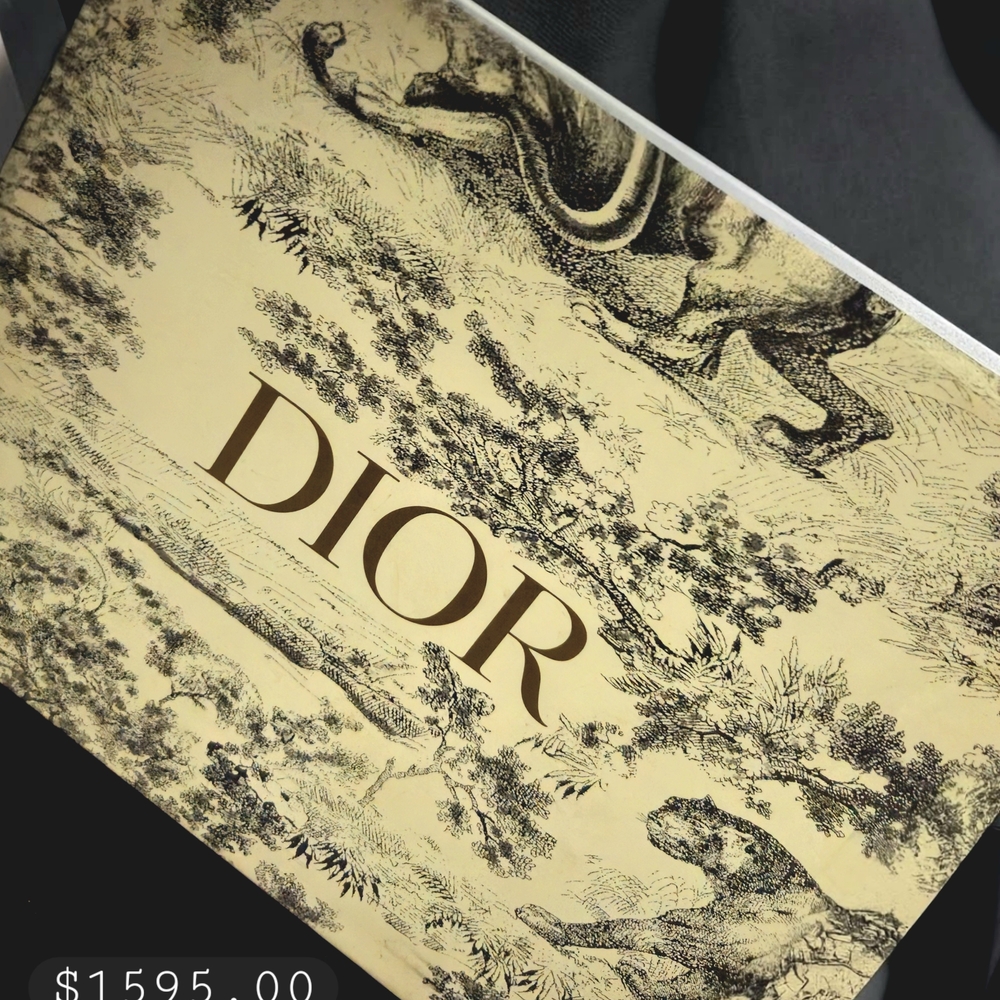Dior Cream and Black Shoulder Bag